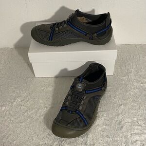 J-41 Jeep Water Ready Shoes Women’s 8.5 M Gray Blue Closed Toe